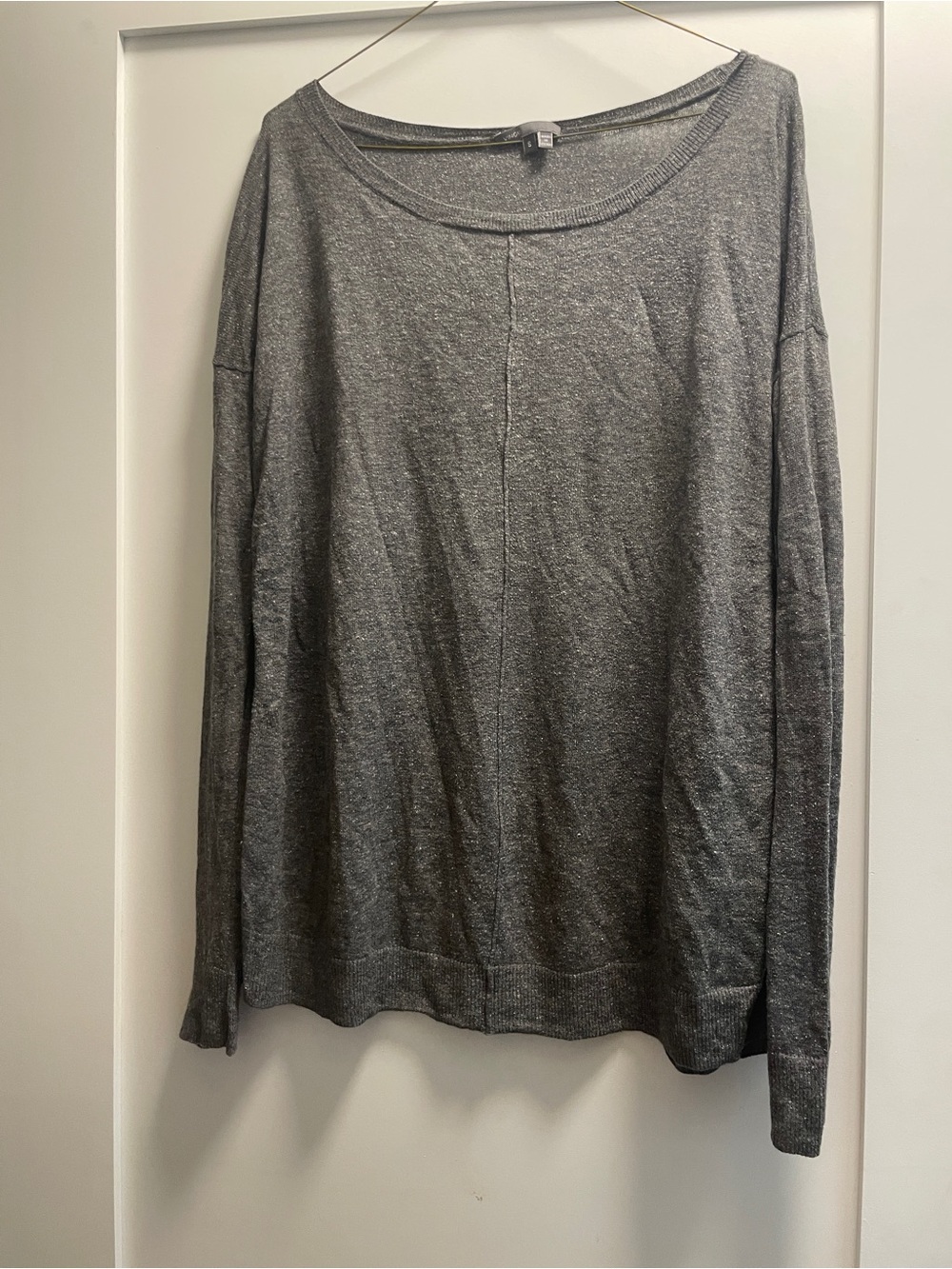 Vince Charcoal Gray Knit Shirt